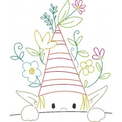 Stickdatei - Frühlingsfreunde Wichtel